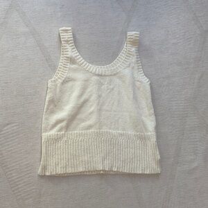 Madewell Ivory Sweater Tank - Sz S